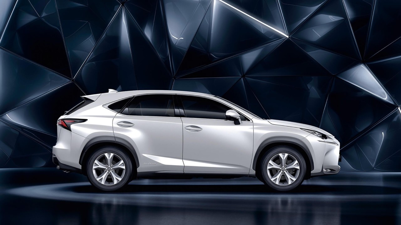 Side view of a Lexus RX