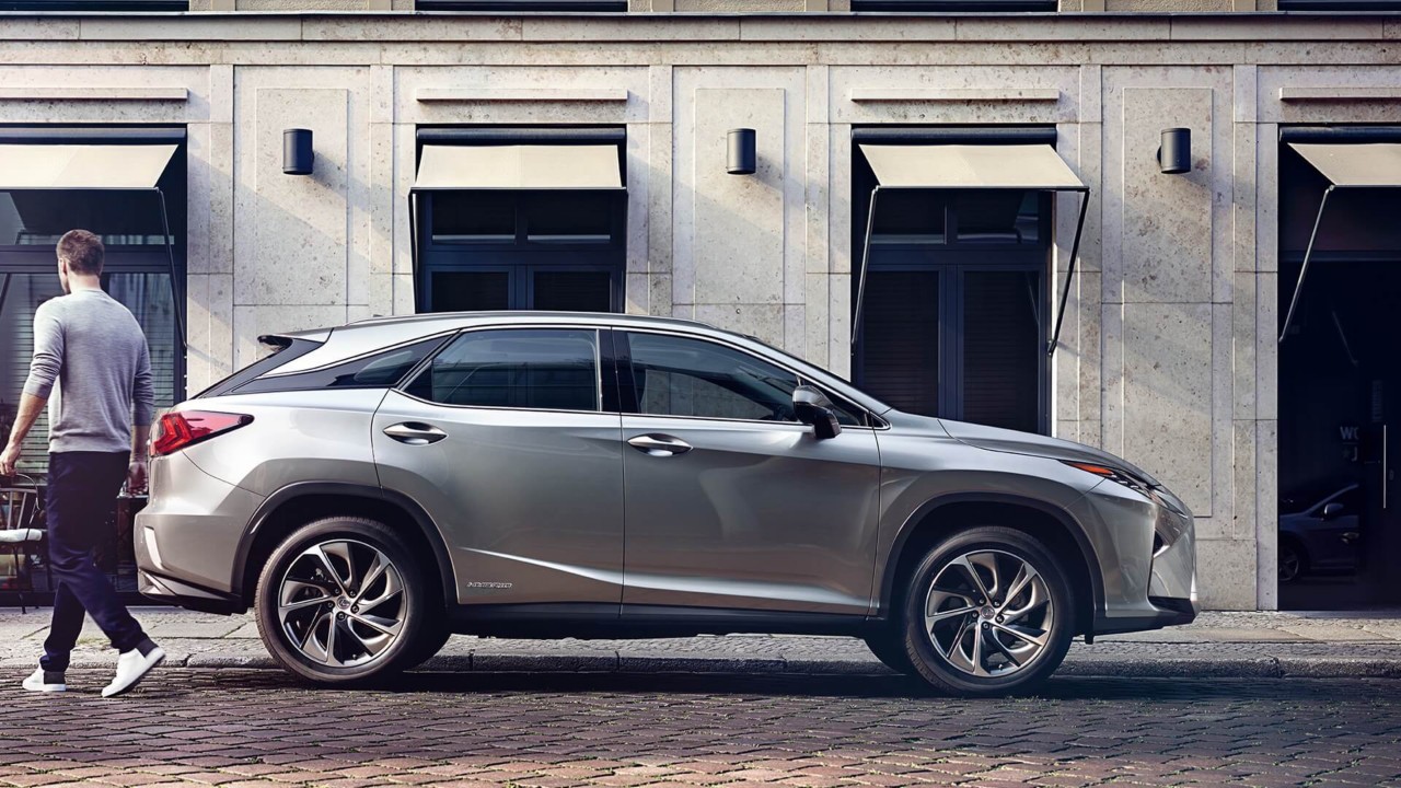 Side view of the Lexus NX